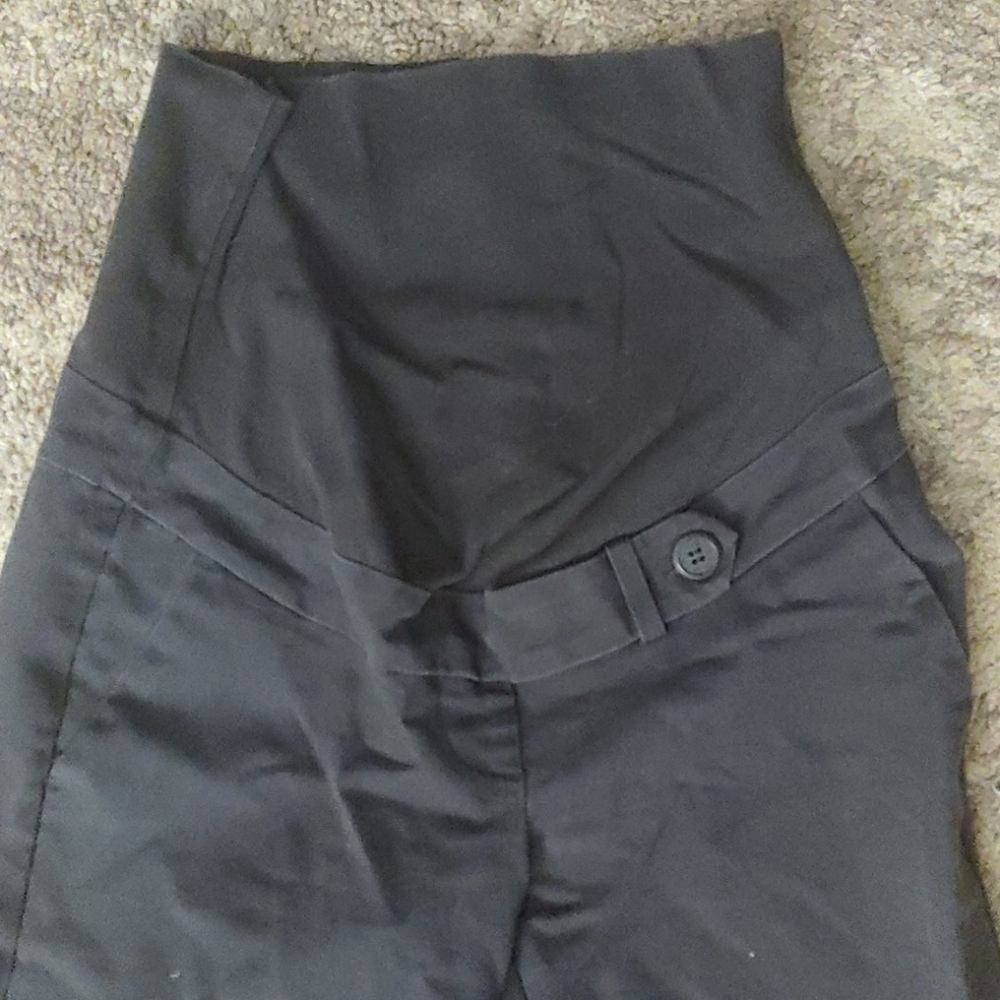 COPY - Grey Maternity Pants - Picture 2 of 4